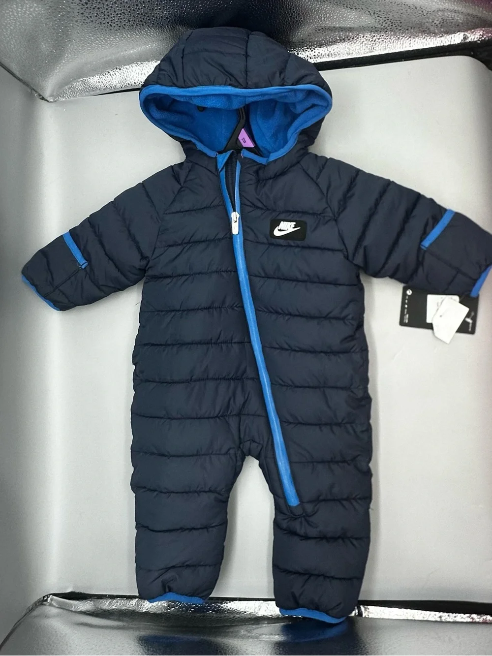 Nike infant baby quilted puffer snowsuit